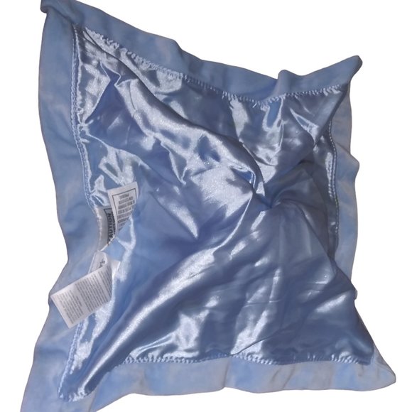 Carter's Elephant Plush Baby Toy Rattle Security Blanket Iced Blue Comfort Lovey - Picture 3 of 7